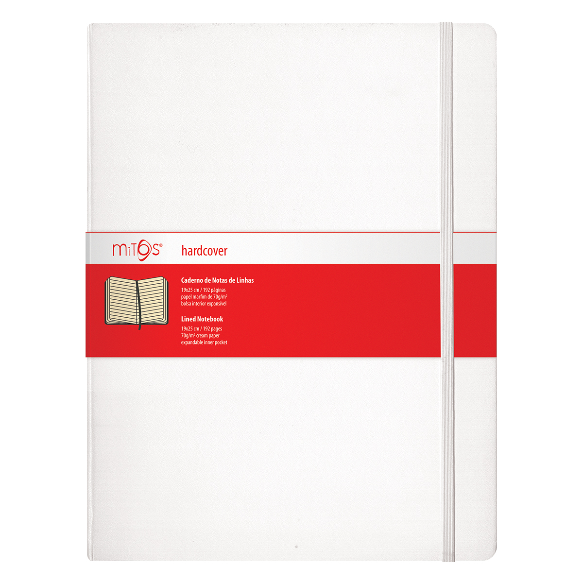 MITOS® HARDCOVER-Caderno Notas Linhas(19x25cm)192pg